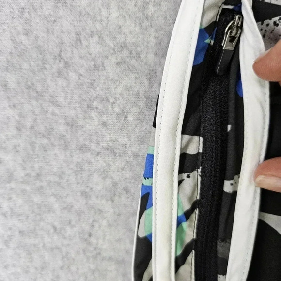 Adidas Floral Beach Tech Shorts Blue and Gray Men's Size 37 - Picture 4 of 8